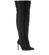 JIMMY CHOO MARIE 100 SUEDE OVER-THE-KNEE BOOTS,P00338475
