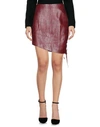 Magda Butrym Knee Length Skirt In Maroon