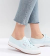 SUPERGA 2750 CANVAS SNEAKERS IN BLUE - BLUE,S000010W2M