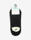 FALKE FALKE WOMEN'S 3000 BLACK COOL KICK ANTI-SLIP STRETCH-WOVEN ANKLE SOCKS,98858897