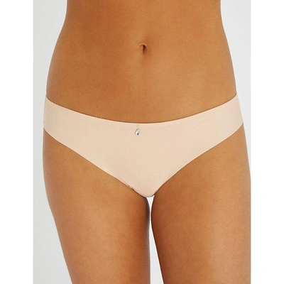 Aubade Onde Sensuel Brazil Sheer Briefs In Nude