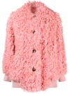 MIU MIU MIDI SHEARLING COAT