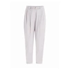 PAISIE Peg Leg Trousers With D-Ring Belt In Grey