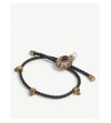 ALEXANDER MCQUEEN JEWEL CHARM NAPPA LEATHER BRACELET