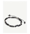 M COHEN TEMPLAR STERLING SILVER AND ONYX BRACELET