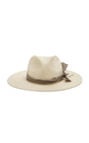 RUSLAN BAGINSKIY HATS EXCLUSIVE STRAW FEDORA,685180