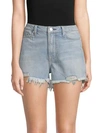 EI8HT DREAMS High-Rise Denim Shorts,0400098897549