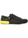 BOTH BOTH CONTRAST SOLE SNEAKERS - BLACK