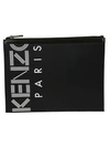 KENZO Kenzo Logo Clutch,10640847