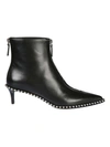 ALEXANDER WANG ZIPPED ANKLE BOOTS,10640624
