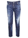DSQUARED2 DISTRESSED JEANS,10641112