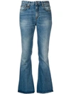 R13 R13 JASPER FLARED JEANS - 蓝色