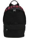 MCQ BY ALEXANDER MCQUEEN MCQ ALEXANDER MCQUEEN REPEAT LOGO BACKPACK - BLACK