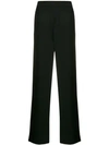 P.a.r.o.s.h Parosh Flared Tailored Trousers In Black
