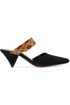 NEOUS SEVEN SUEDE AND ELAPHE MULES