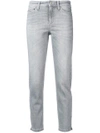CAMBIO CAMBIO SKINNY FIT TAPERED JEANS - 灰色