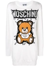 MOSCHINO MOSCHINO TOY BEAR DRESS - WHITE