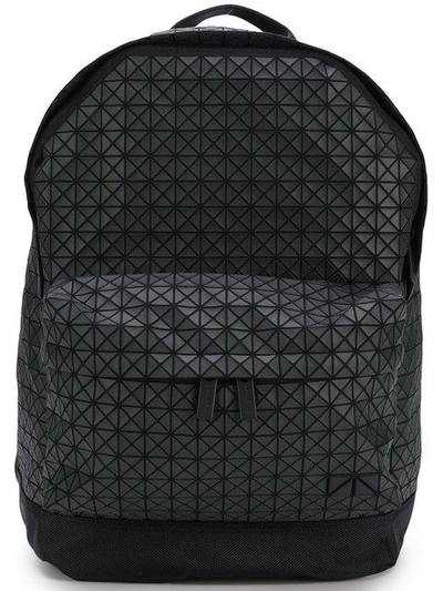 Bao Bao Issey Miyake Geometric Panelled Backpack In Matte Black