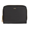 APC A.P.C. BLACK EMMANUELLE COMPACT WALLET