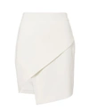 MASON White Wrap Skirt,M7275C-EXCL