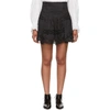 ISABEL MARANT Black Ramie Marion Miniskirt
