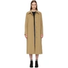 MM6 MAISON MARGIELA MM6 MAISON MARGIELA BEIGE LONG FELTED WOOL COAT