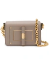 TOM FORD TOM FORD MINI NATALIA SHOULDER BAG - GREY