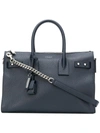 SAINT LAURENT SAINT LAURENT SAC DE JOUR SOUPLE TOTE - BLUE