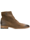 THE LAST CONSPIRACY THE LAST CONSPIRACY FLAT ANKLE BOOTS - BROWN