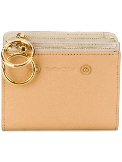 See By Chloé Mino Wallet In Neutrals