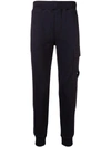 C.P. COMPANY CP COMPANY CARGO POCKET TRACK TROUSERS - BLUE