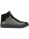 JIMMY CHOO JIMMY CHOO ARGYLE HI-TOP trainers - BLACK