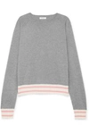 EQUIPMENT AXEL STRIPED COTTON-BLEND SWEATER