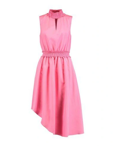 Raoul Midi Dress In Pink