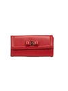 FERRAGAMO CLASP DETAIL CONTINENTAL WALLET,10585086