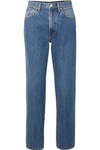 GOLDSIGN THE CLASSIC FIT HIGH-RISE STRAIGHT-LEG JEANS