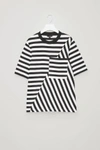 COS MISMATCHED STRIPED T-SHIRT,0667782001