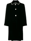 MIU MIU embellished collar coat