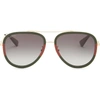 Gucci Pilot-frame Sunglasses In Gold