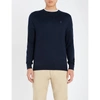 POLO RALPH LAUREN LOGO-EMBROIDERED WOOL JUMPER