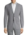 Theory Chambers Slim Fit Suit Jacket In Chrome Melange