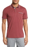 TED BAKER DERRY MODERN SLIM FIT POLO,TA7M-GBB8-DERRY