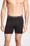 Calvin Klein Classic Stretch Cotton Boxer Briefs 3-pack In Black