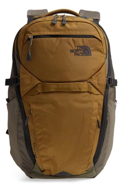 The North Face Router Backpack - Grey In Dish Blue Heather/ Urban Navy