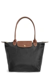 Longchamp Small Le Pliage Nylon Shoulder Tote In Light Pink