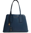 Marc Jacobs The Editor 29 Logo Tote Bag In Blue Sea