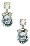 SORRELLI BALSAM CRYSTAL DROP EARRINGS,EDQ15AGWMA