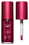 Clarins Water Lip Stain Long-wearing & Matte Finish, 0.2 Oz. In Violet Water