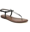 Sam Edelman Gigi Sandal In Soft Silver/ Black