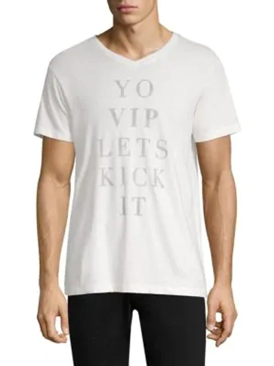 Sol Angeles Graphics Cotton Yo Vip T-shirt In White